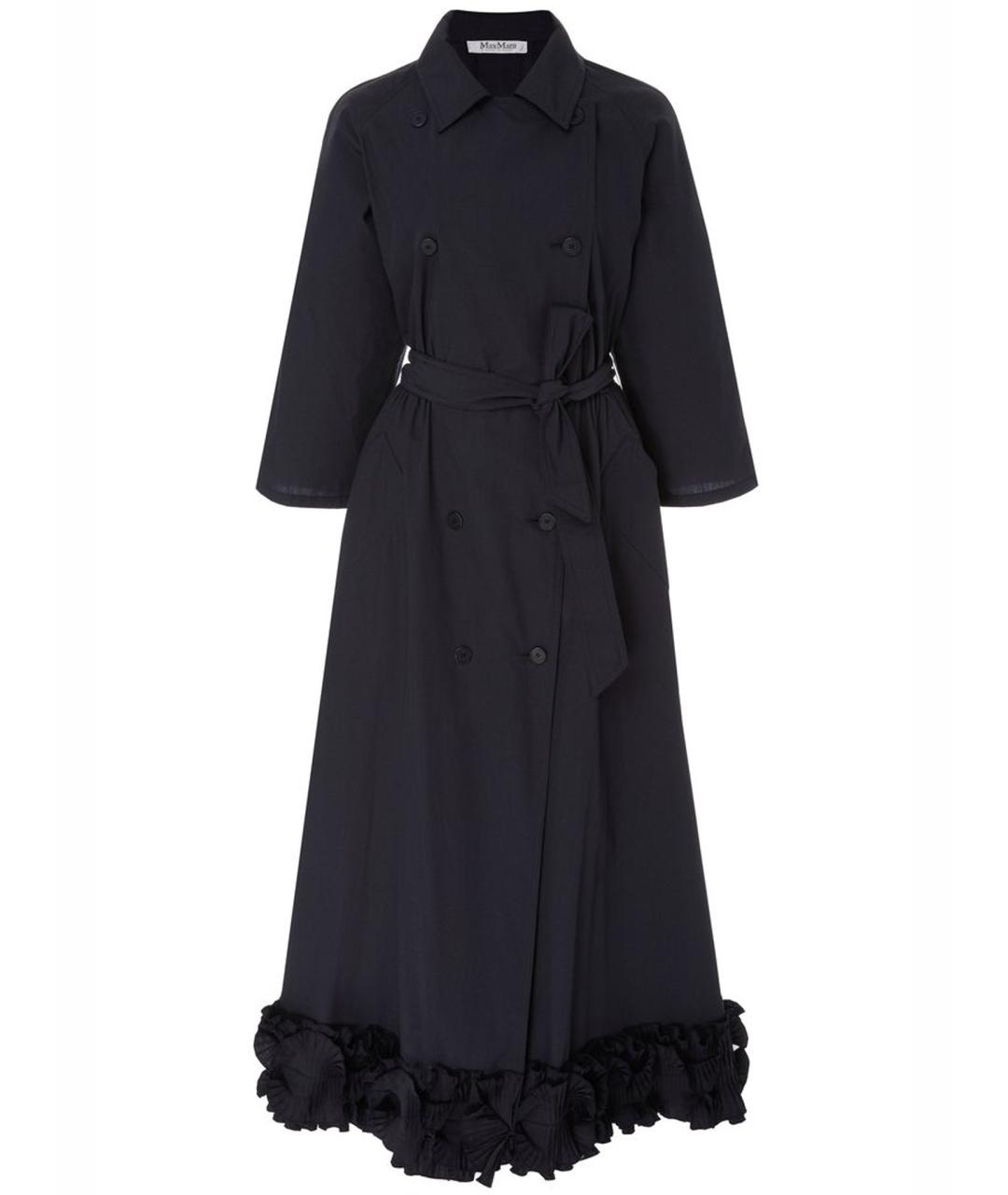 MAX MARA Черное хлопковое платье, фото 1