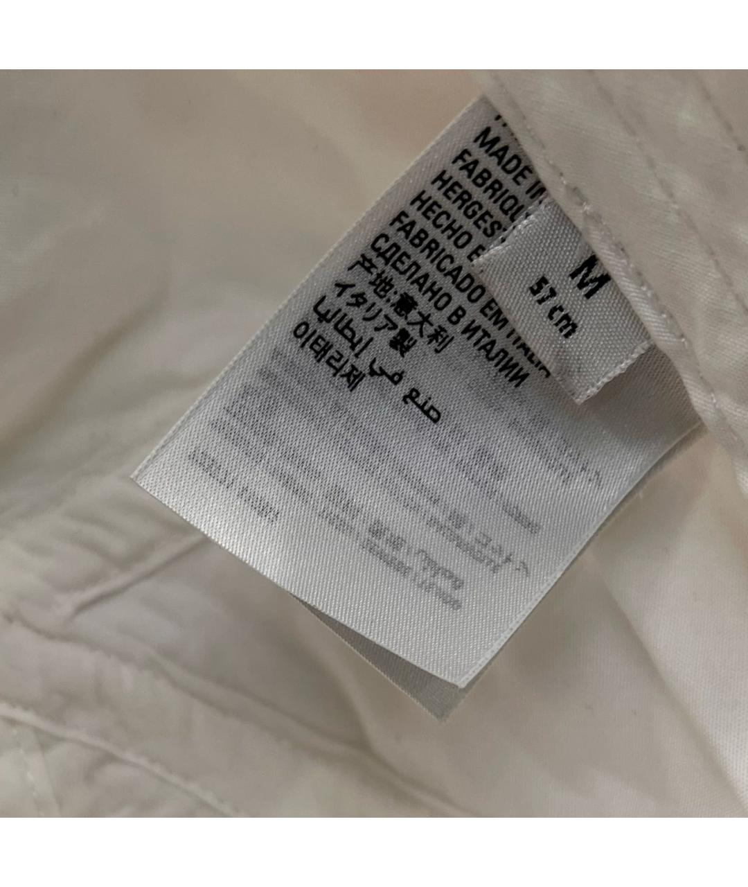 BALENCIAGA Белая хлопковая кепка, фото 6