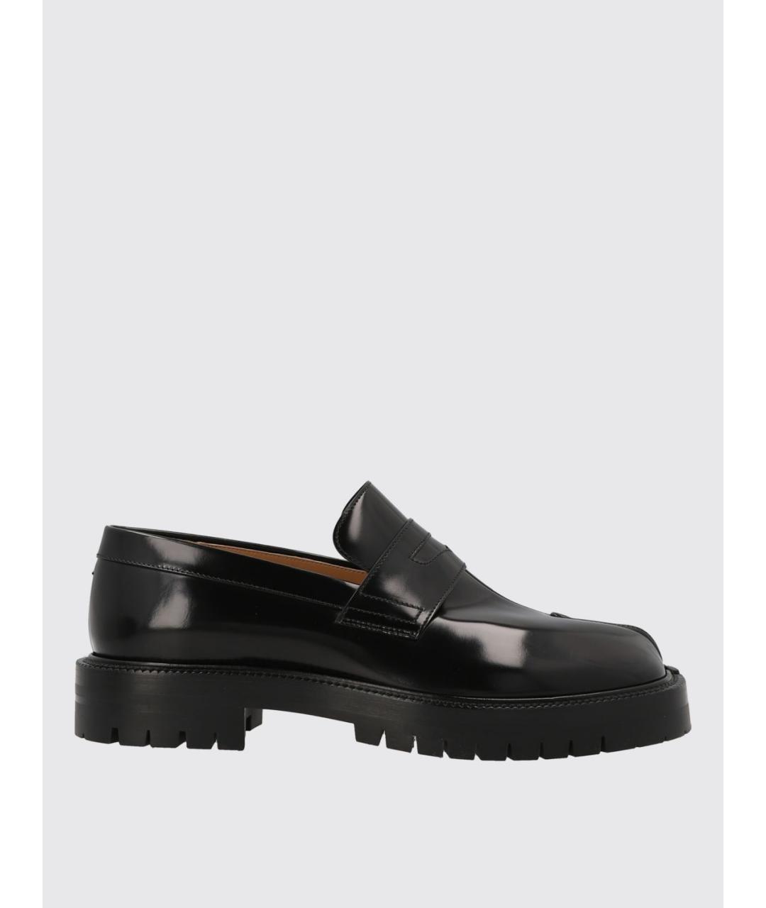 MAISON MARGIELA Черные кожаные лоферы, фото 4