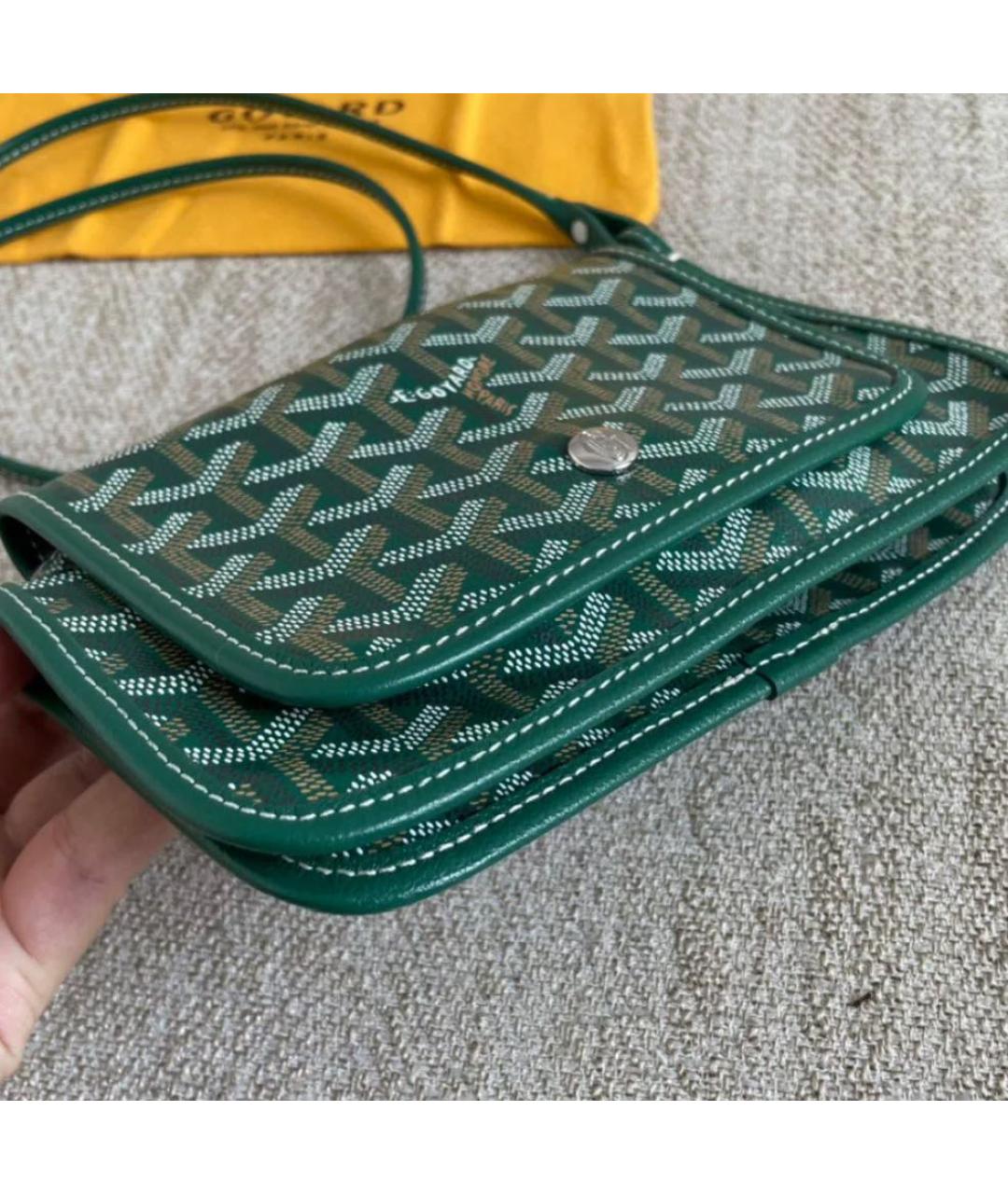 GOYARD Антрацитовая кожаная сумка тоут, фото 2