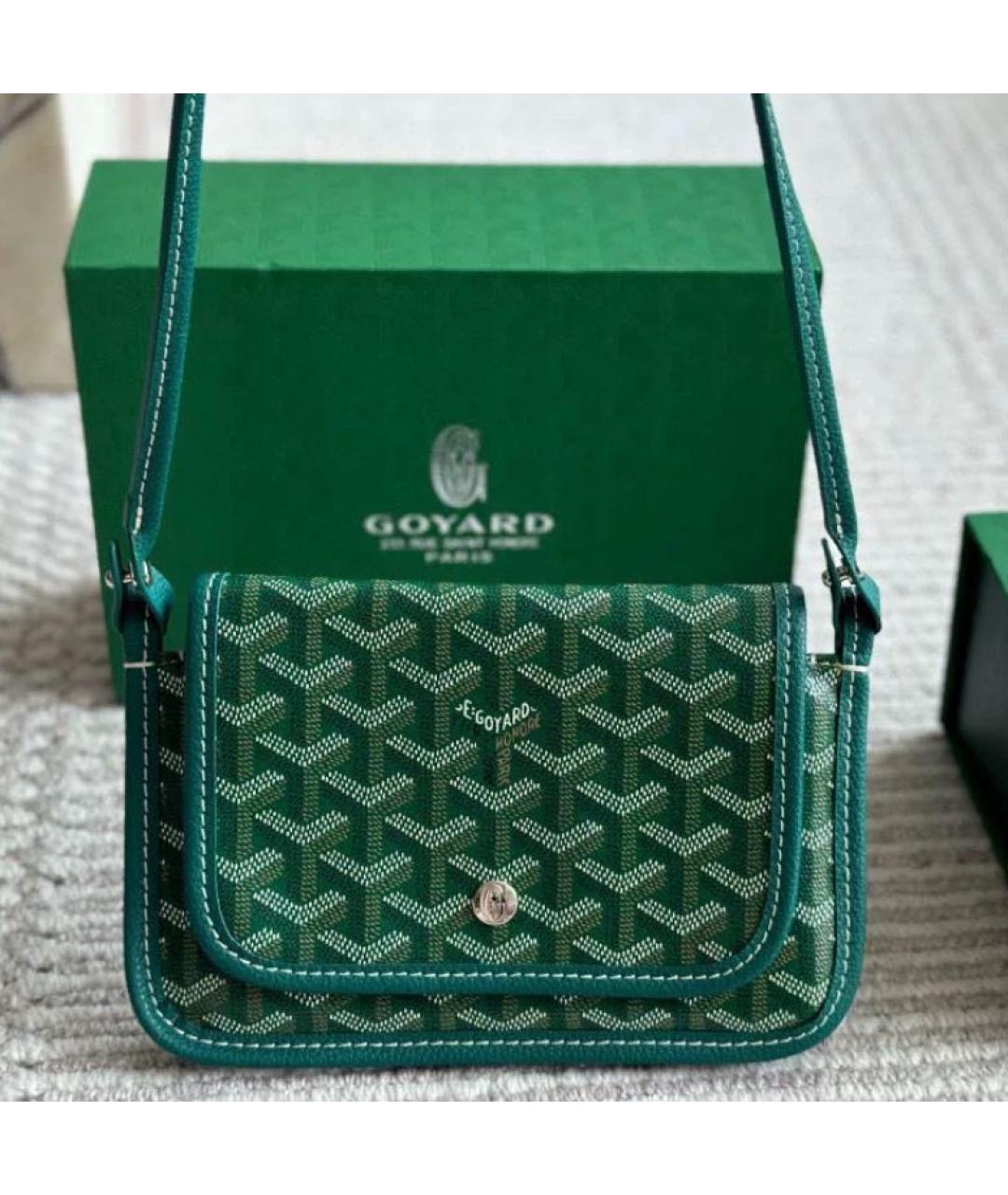 GOYARD Антрацитовая кожаная сумка тоут, фото 4