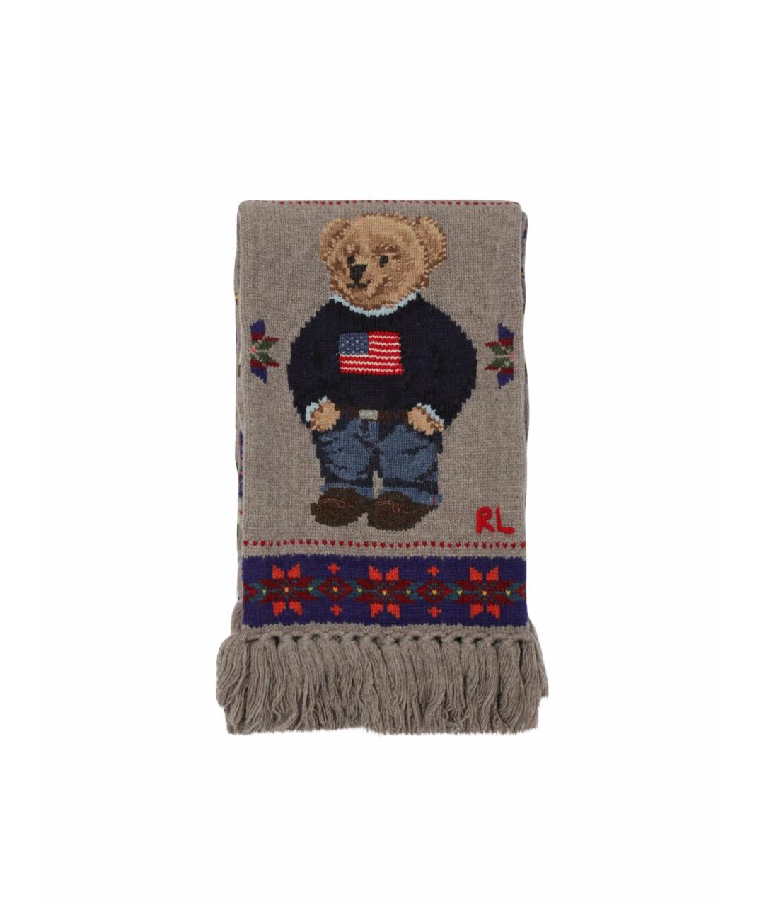 POLO RALPH LAUREN Мульти шерстяной шарф, фото 1