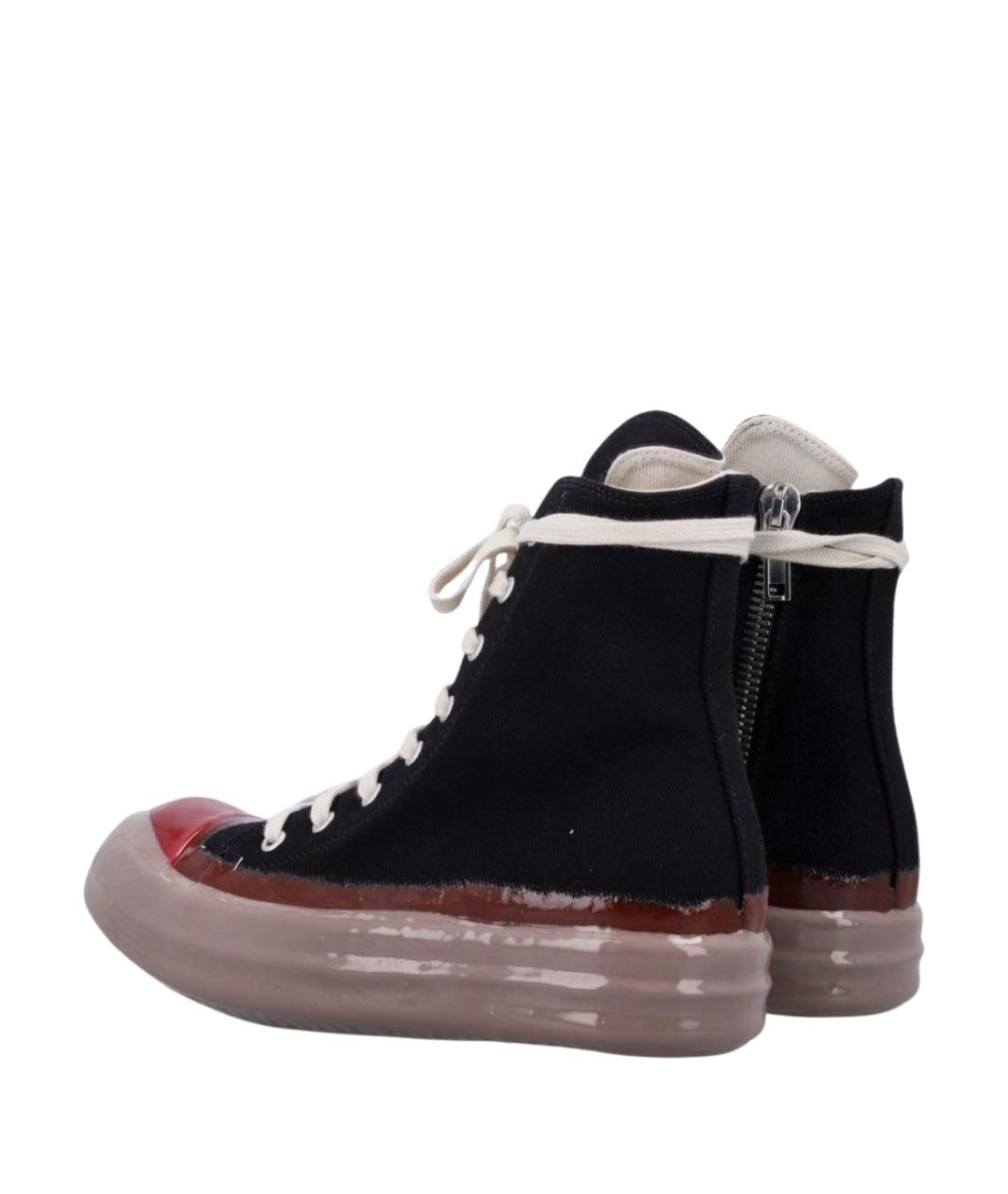 RICK OWENS DRKSHDW Черные кроссовки, фото 3