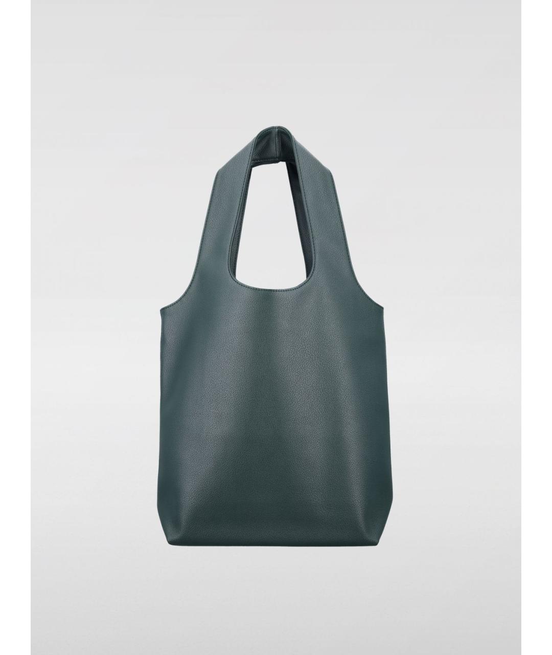 A.P.C. Зеленая сумка тоут из искусственной кожи, фото 2