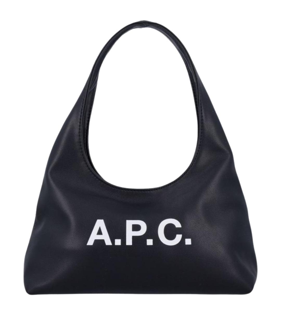 A.P.C. Черная сумка тоут, фото 1