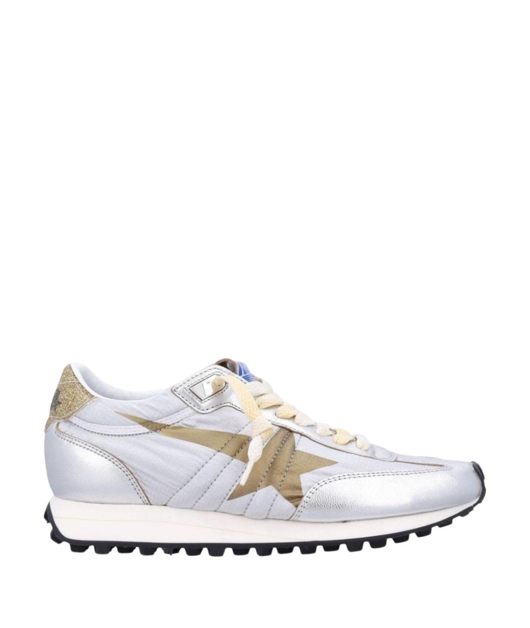 GOLDEN GOOSE DELUXE BRAND Серебряные кроссовки, фото 1