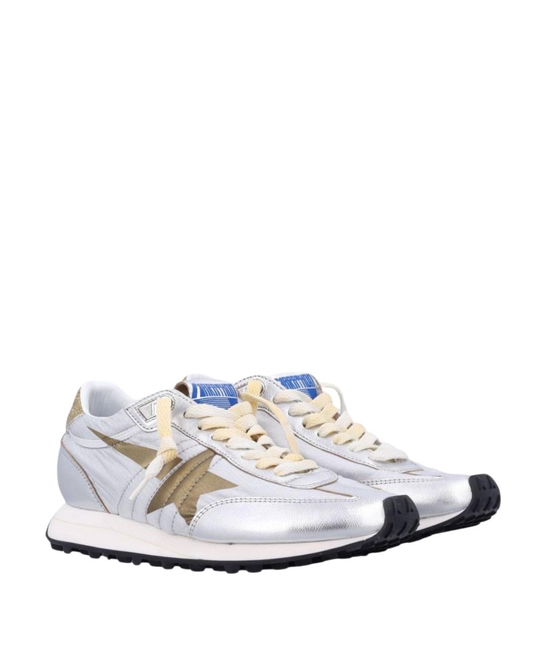 GOLDEN GOOSE DELUXE BRAND Серебряные кроссовки, фото 2