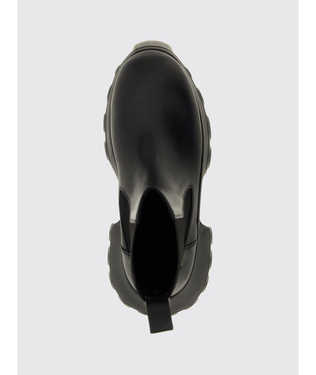 RICK OWENS Черные кожаные ботинки, фото 4