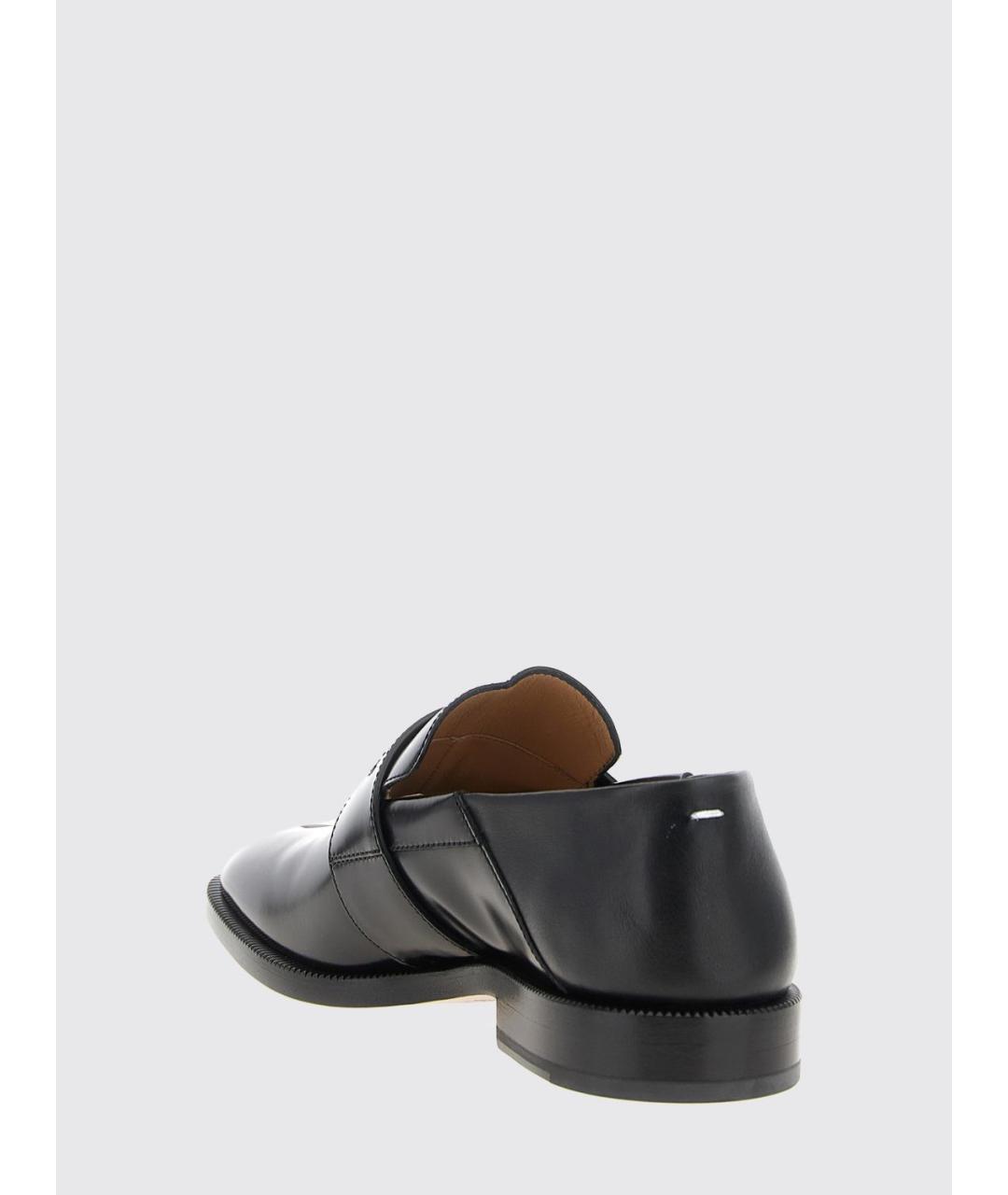 MAISON MARGIELA Черные кожаные лоферы, фото 3