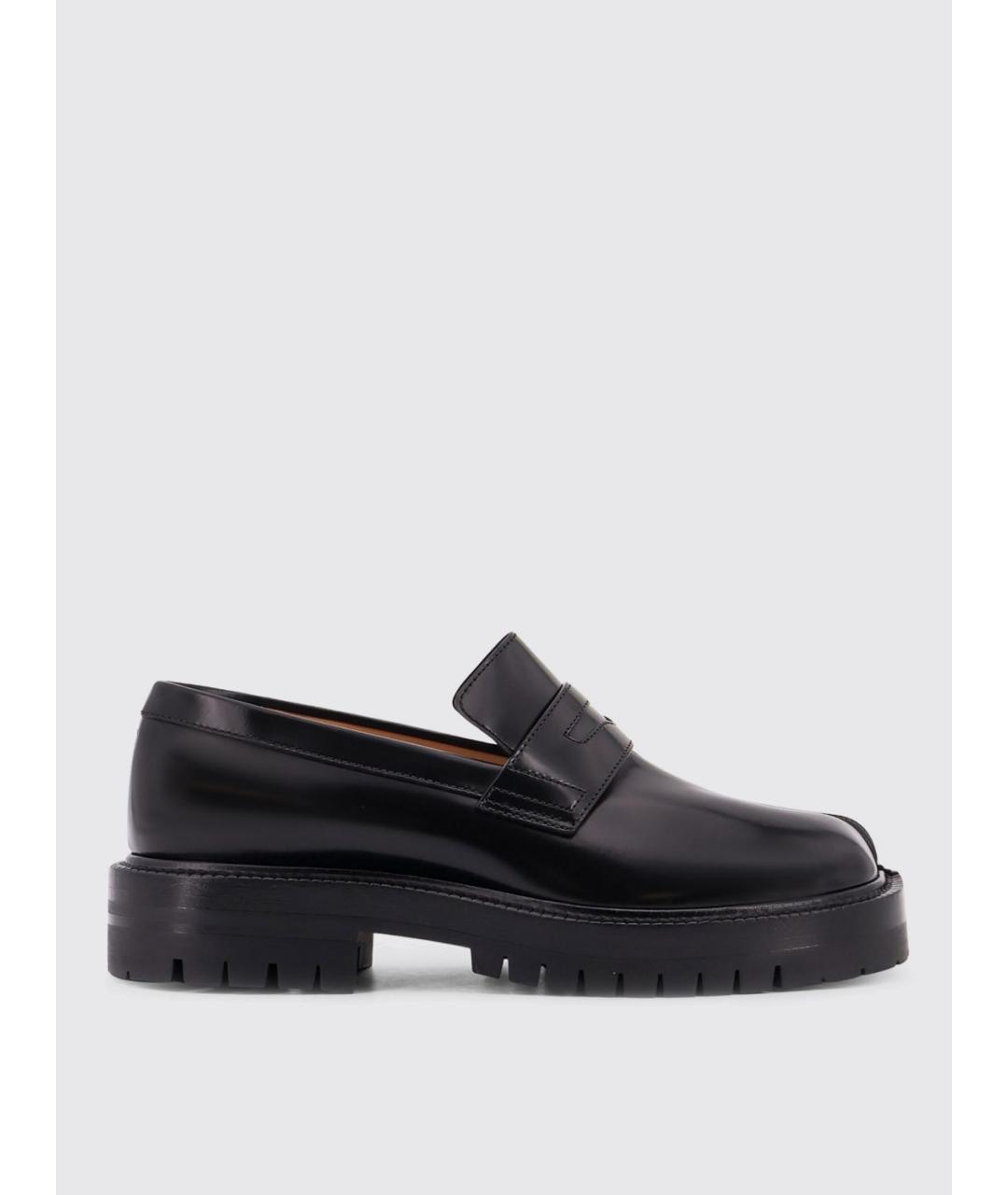 MAISON MARGIELA Черные кожаные лоферы, фото 5