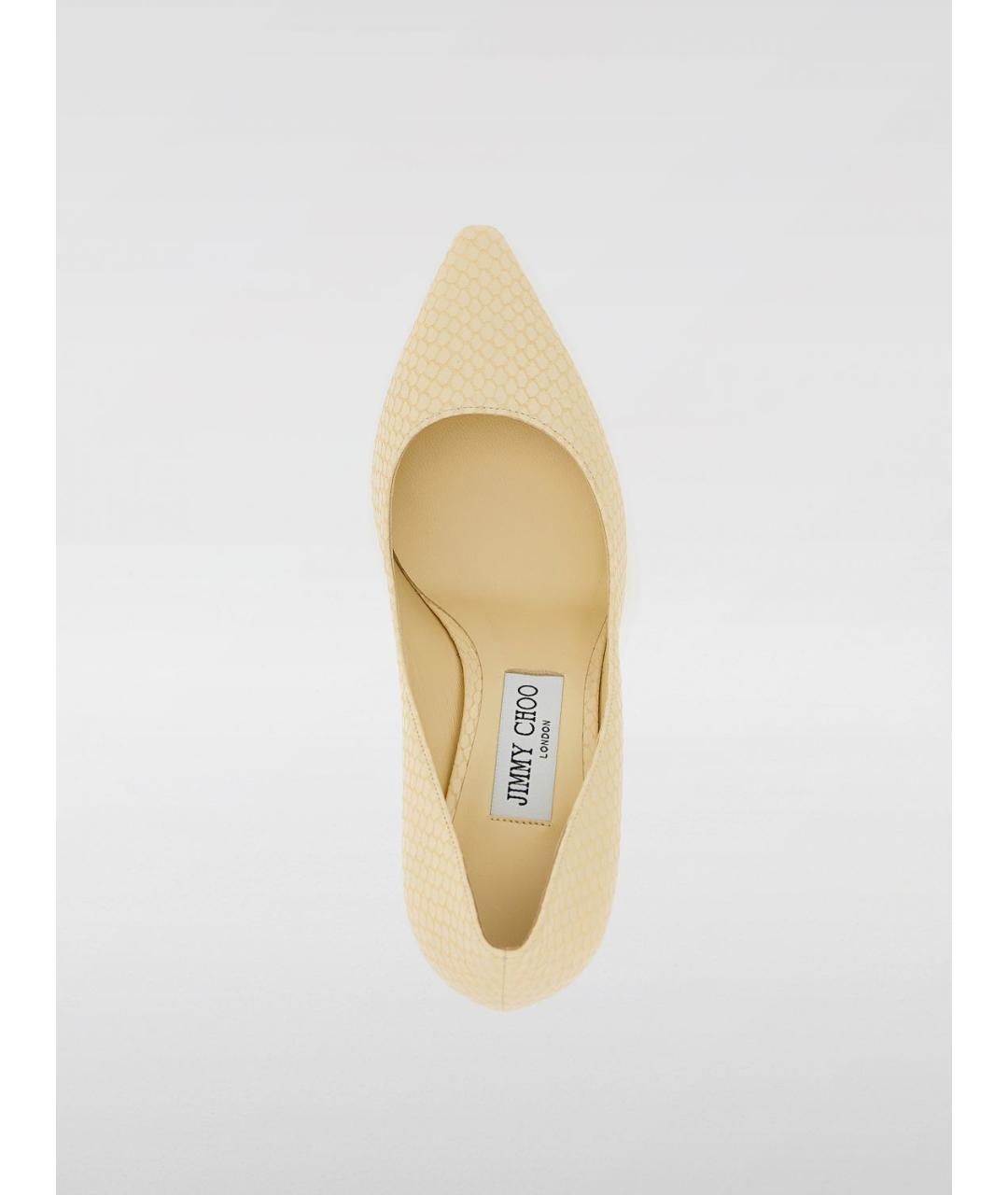 JIMMY CHOO Желтые туфли, фото 4