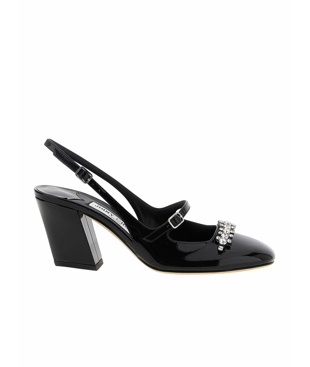 JIMMY CHOO Черные туфли из лакированной кожи, фото 1