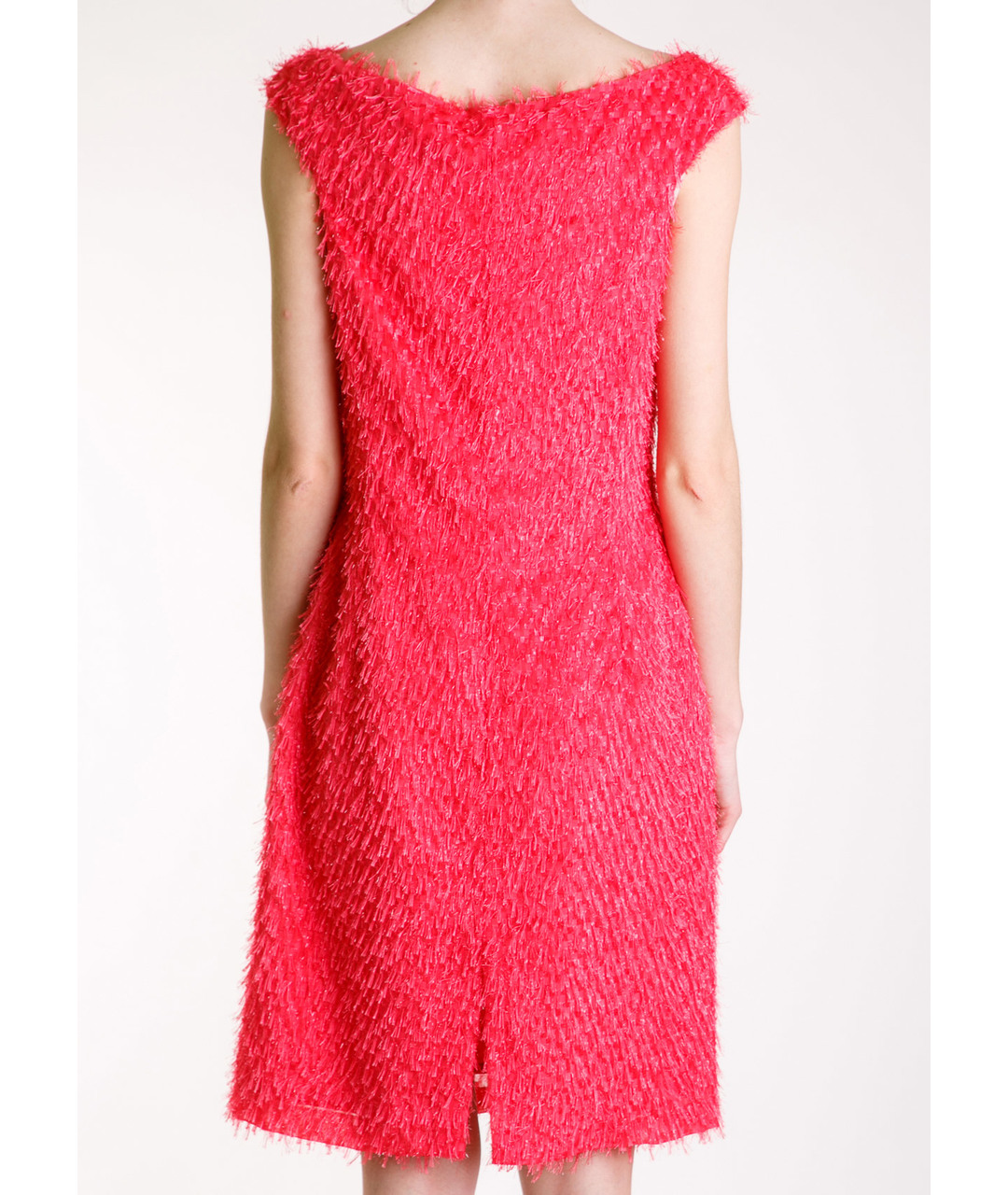 BLUGIRL Коралловое синтетическое коктейльное платье, фото 2
