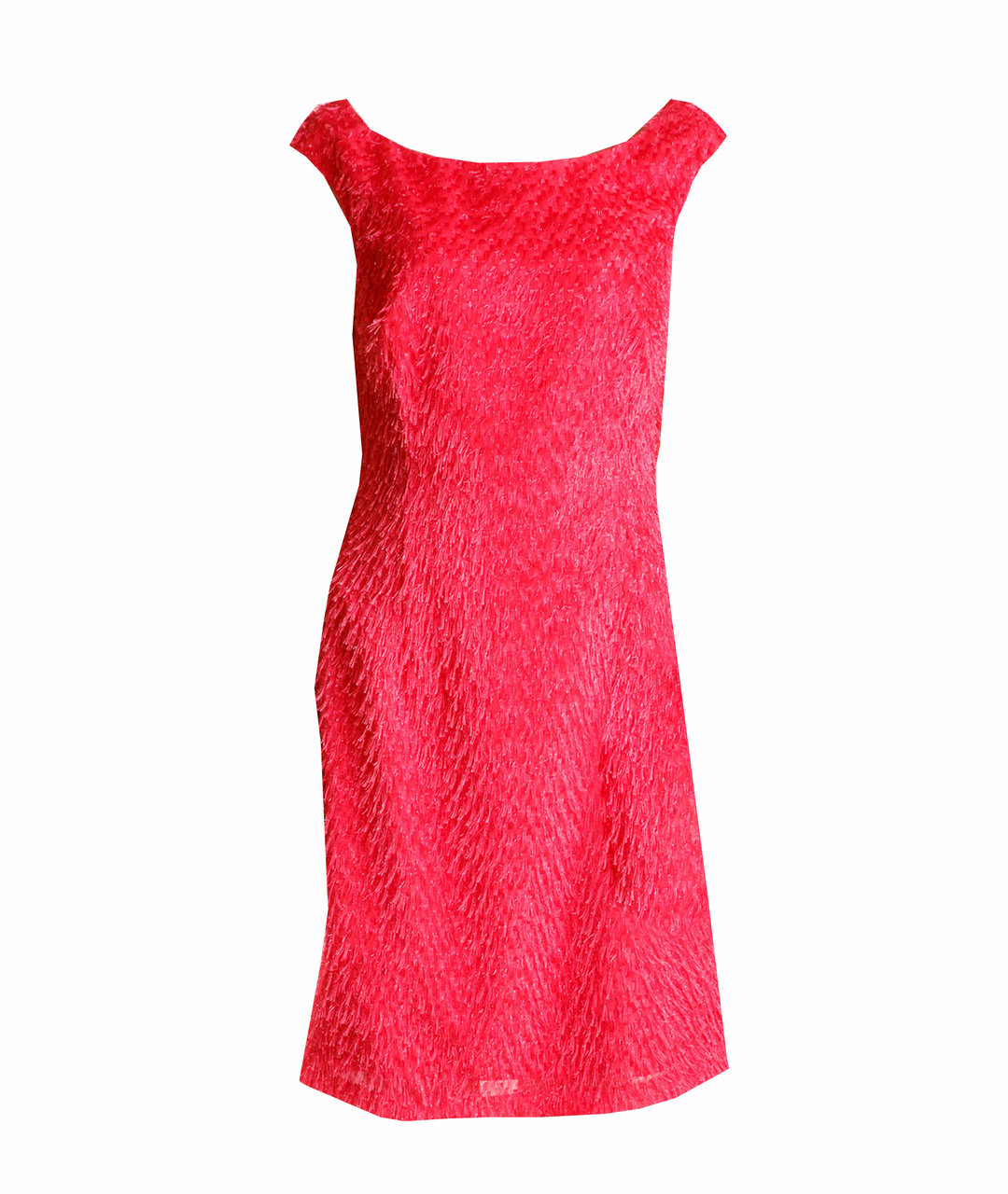 BLUGIRL Коралловое синтетическое коктейльное платье, фото 1