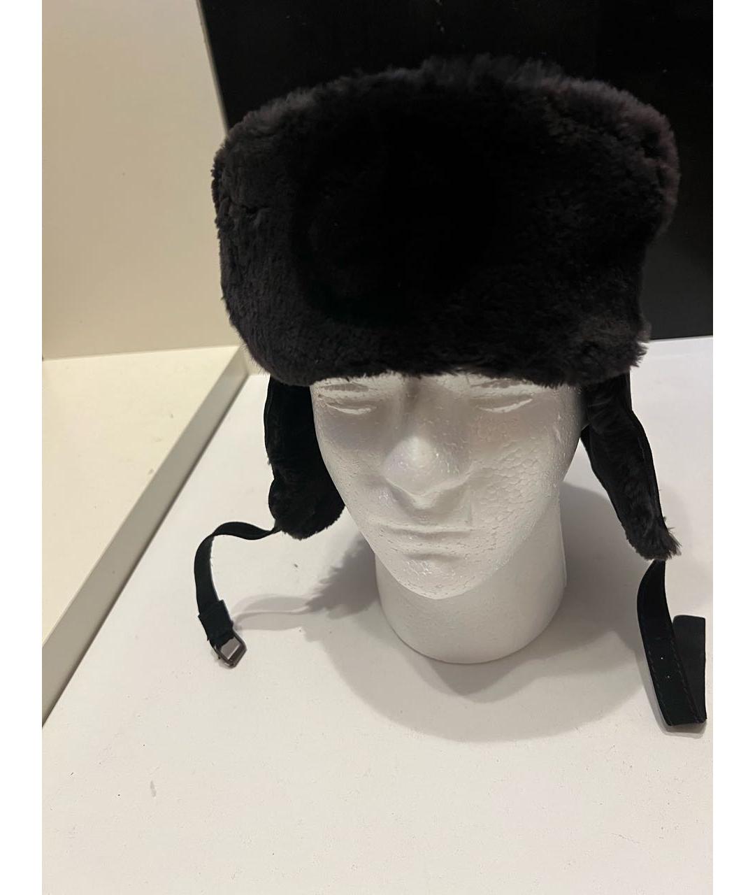 GIORGIO ARMANI Черная шапка, фото 5
