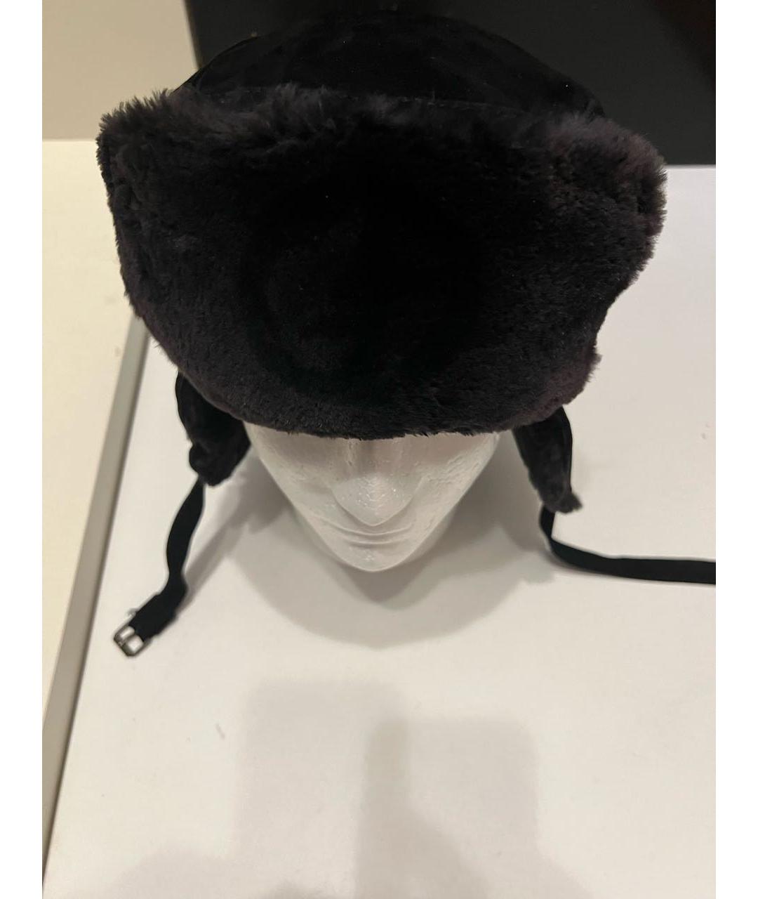 GIORGIO ARMANI Черная шапка, фото 4