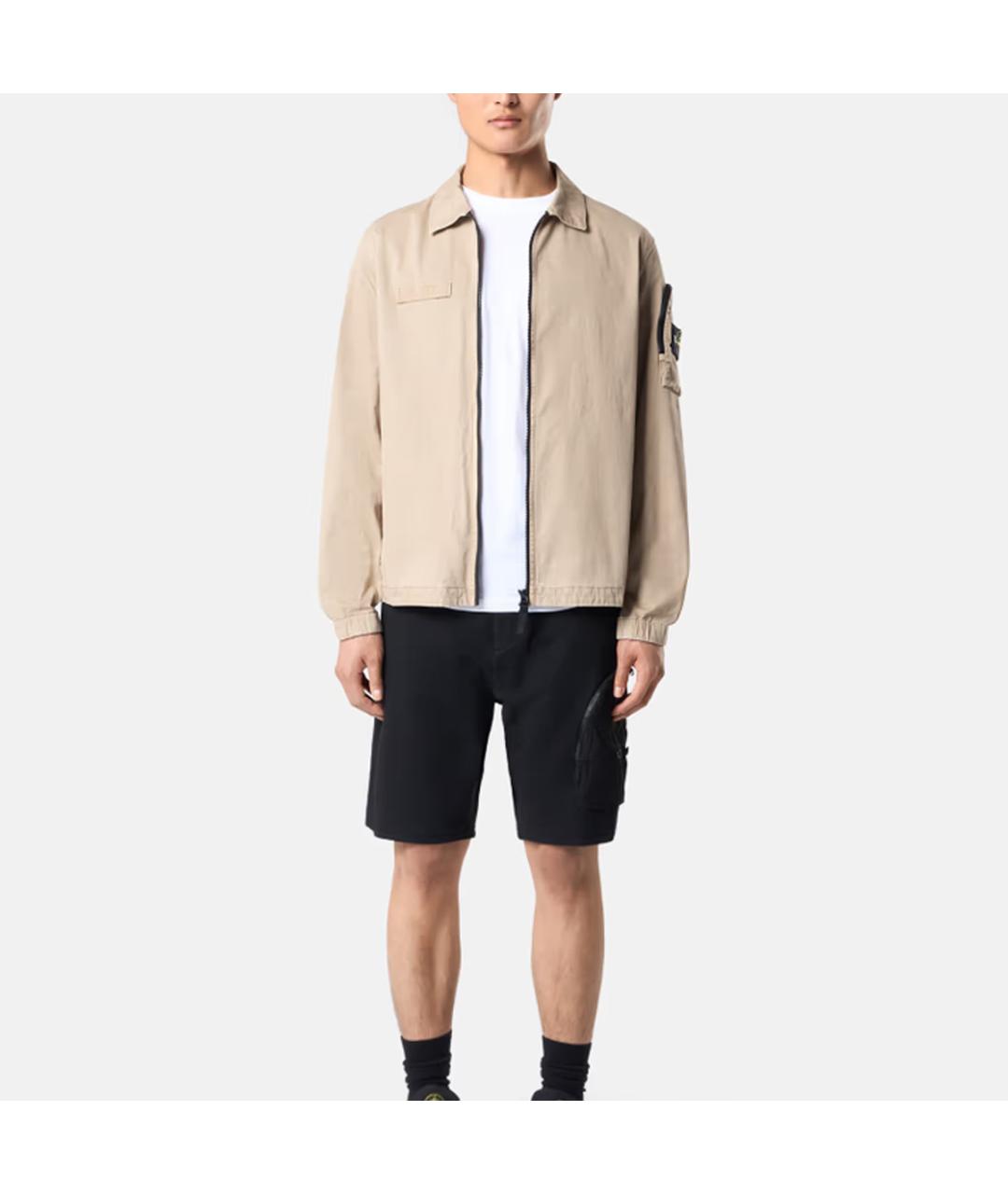 STONE ISLAND Бежевая куртка, фото 3
