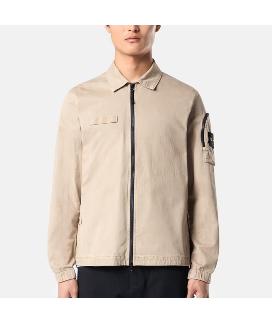 STONE ISLAND Бежевая куртка, фото 5