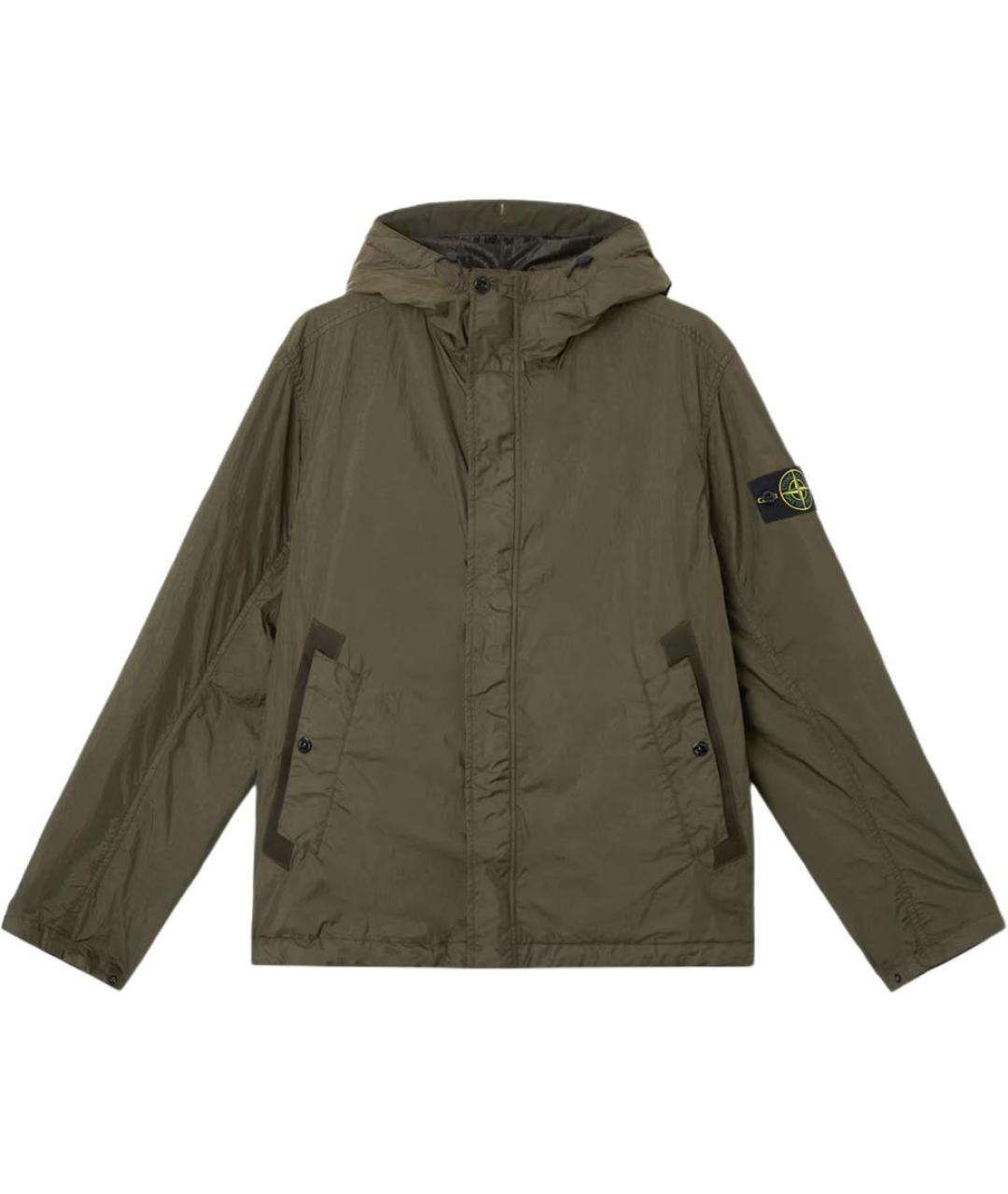 STONE ISLAND Хаки куртка, фото 1