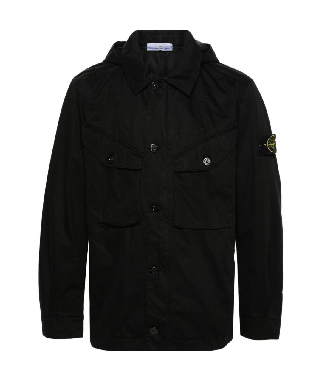 STONE ISLAND Черная куртка, фото 1