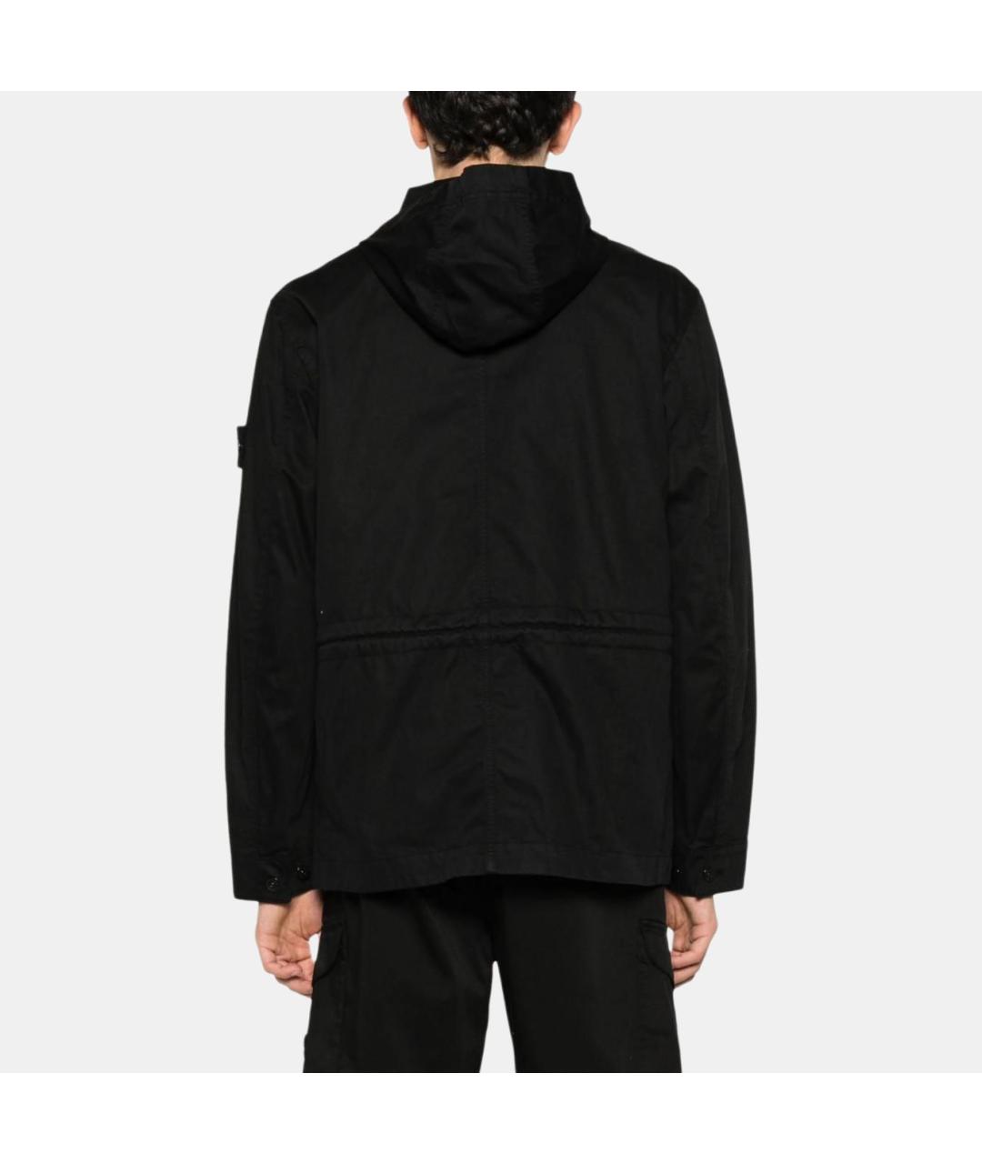 STONE ISLAND Черная куртка, фото 3