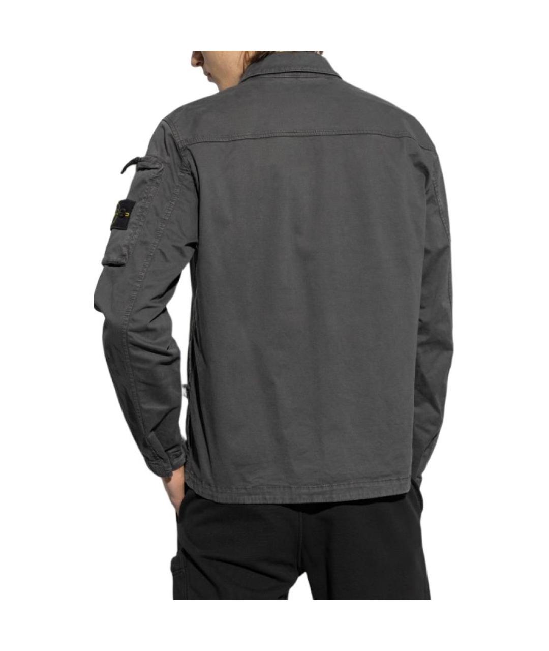 STONE ISLAND Серая куртка, фото 3