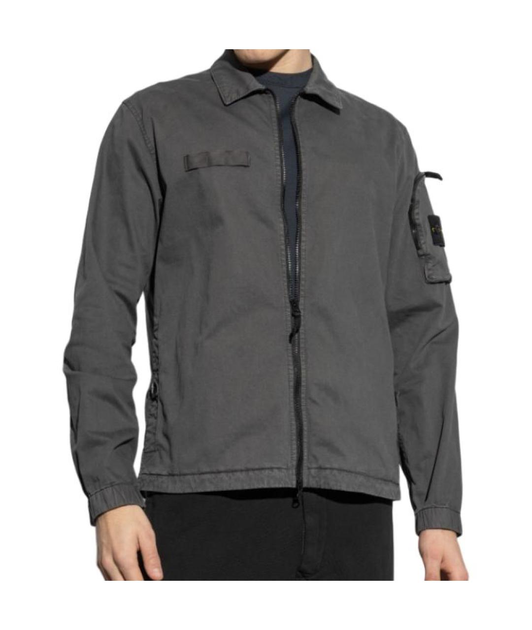 STONE ISLAND Серая куртка, фото 2