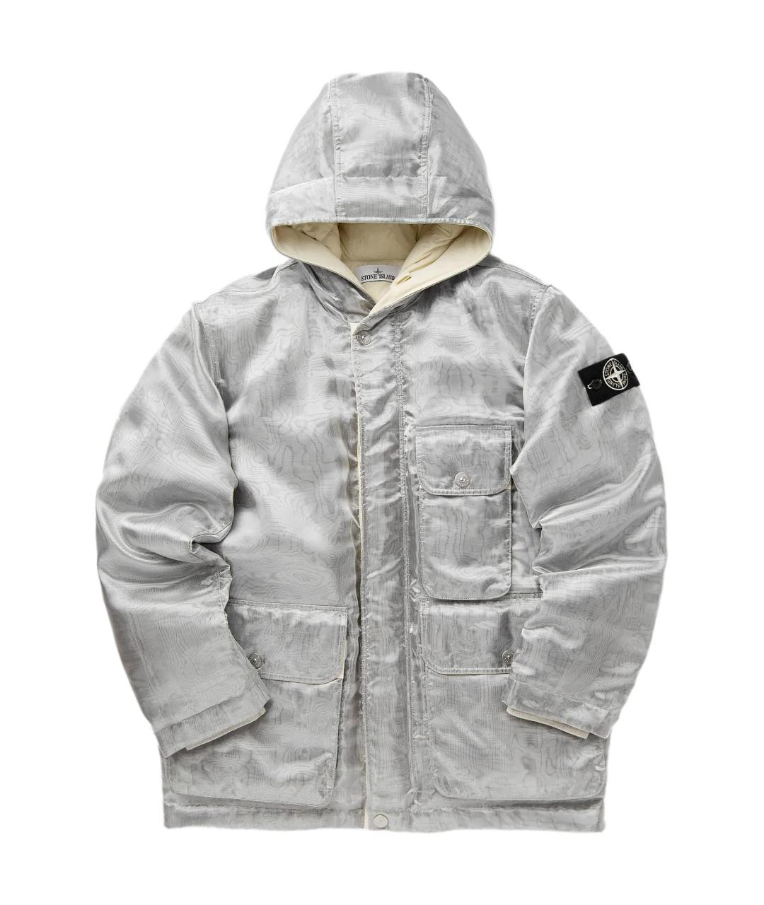 STONE ISLAND Серебряная куртка, фото 1