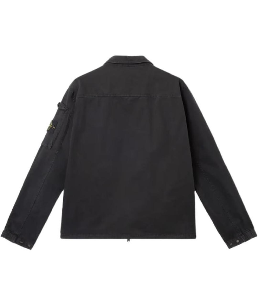 STONE ISLAND Черная куртка, фото 2
