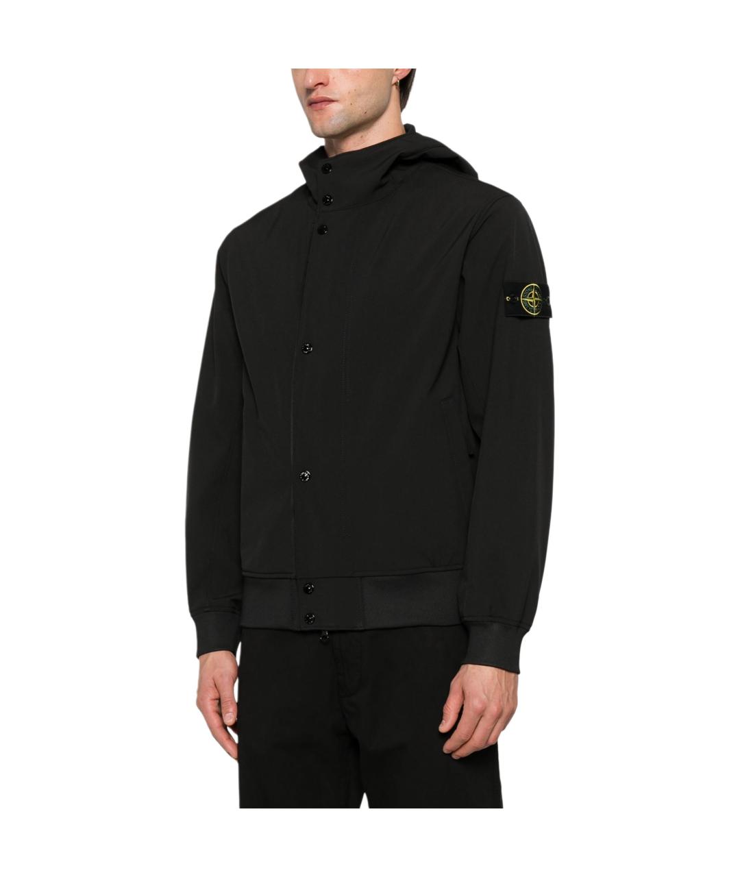 STONE ISLAND Черная куртка, фото 3