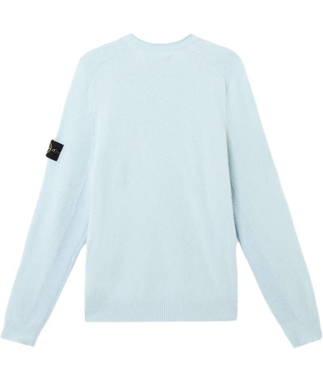 STONE ISLAND Голубой джемпер / свитер, фото 2