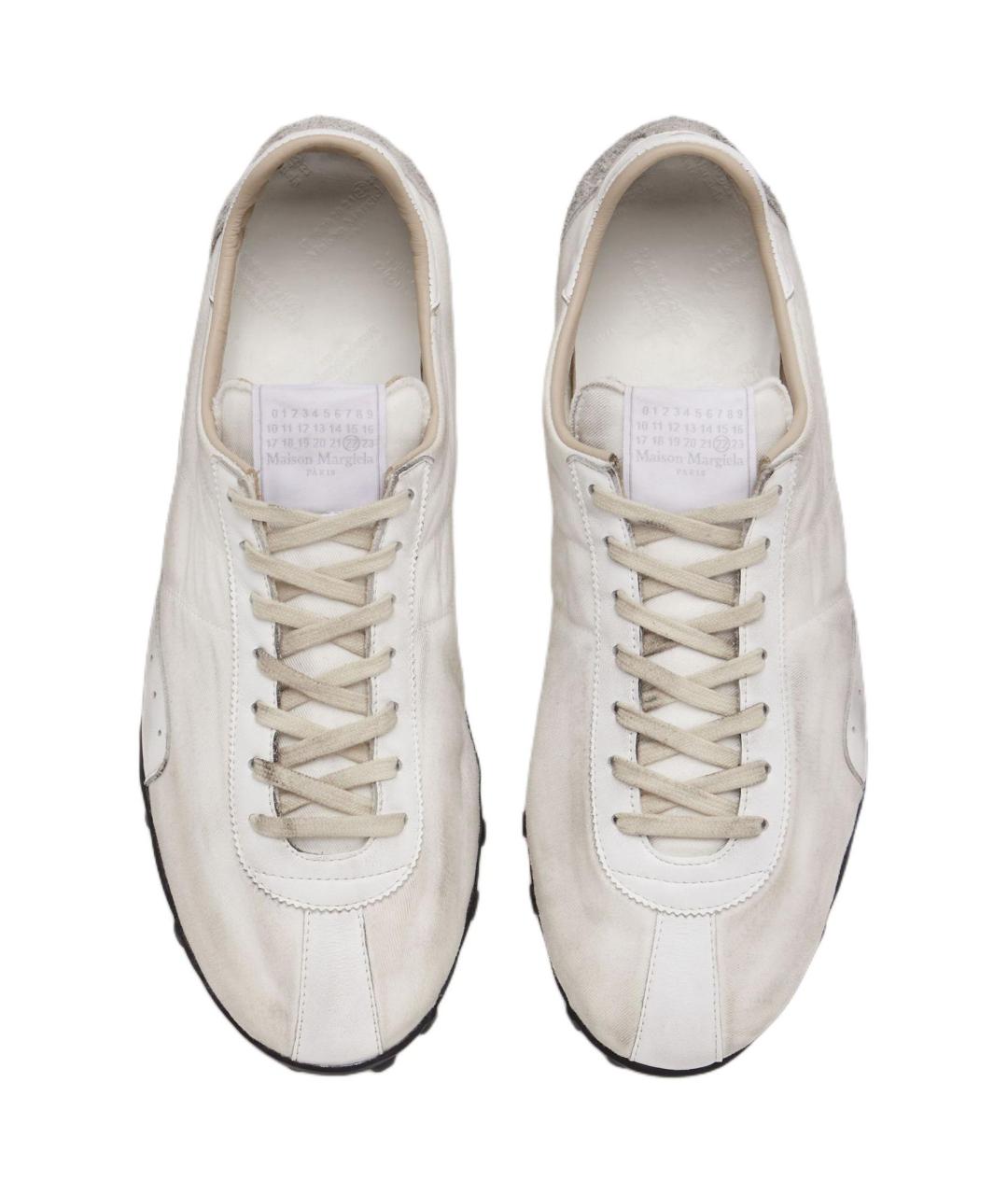 MAISON MARGIELA Белые низкие кроссовки / кеды, фото 4