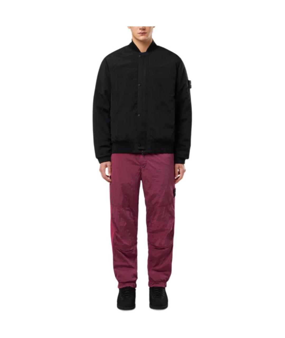 STONE ISLAND Черный пуховик, фото 5