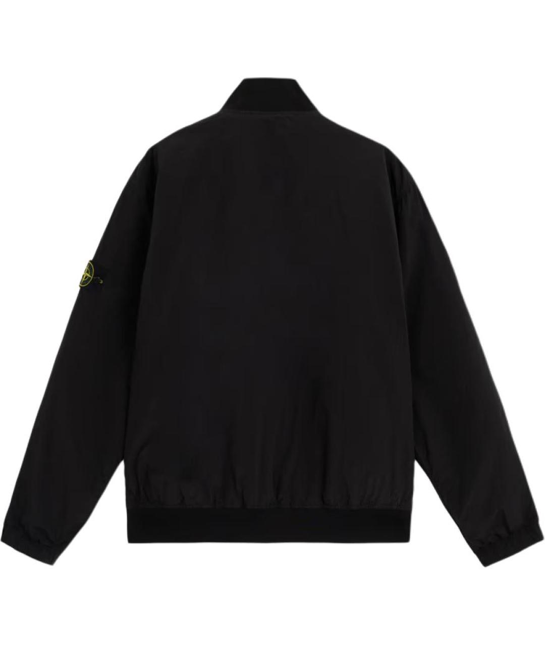 STONE ISLAND Черный пуховик, фото 2