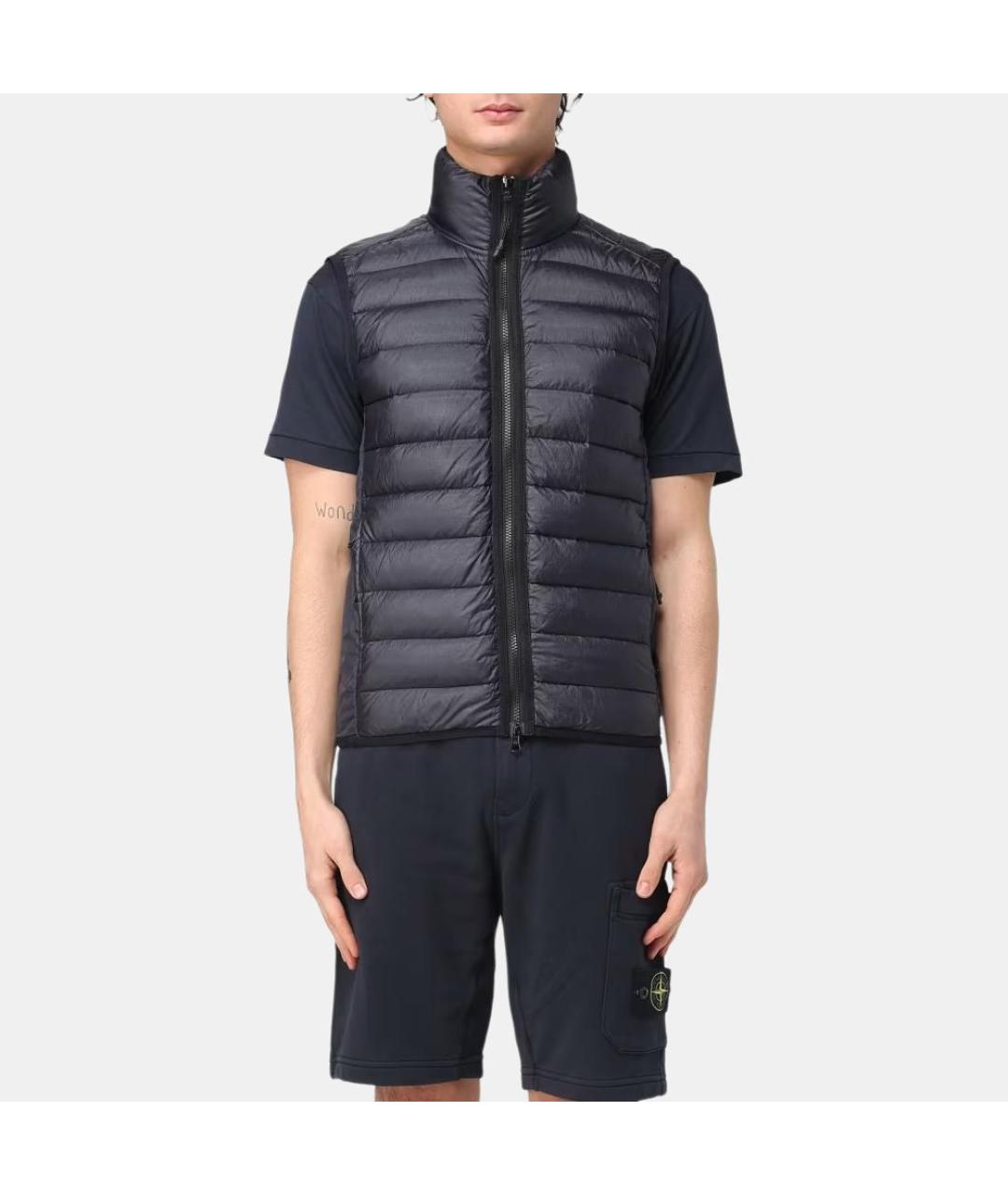 STONE ISLAND Синий жилет, фото 3