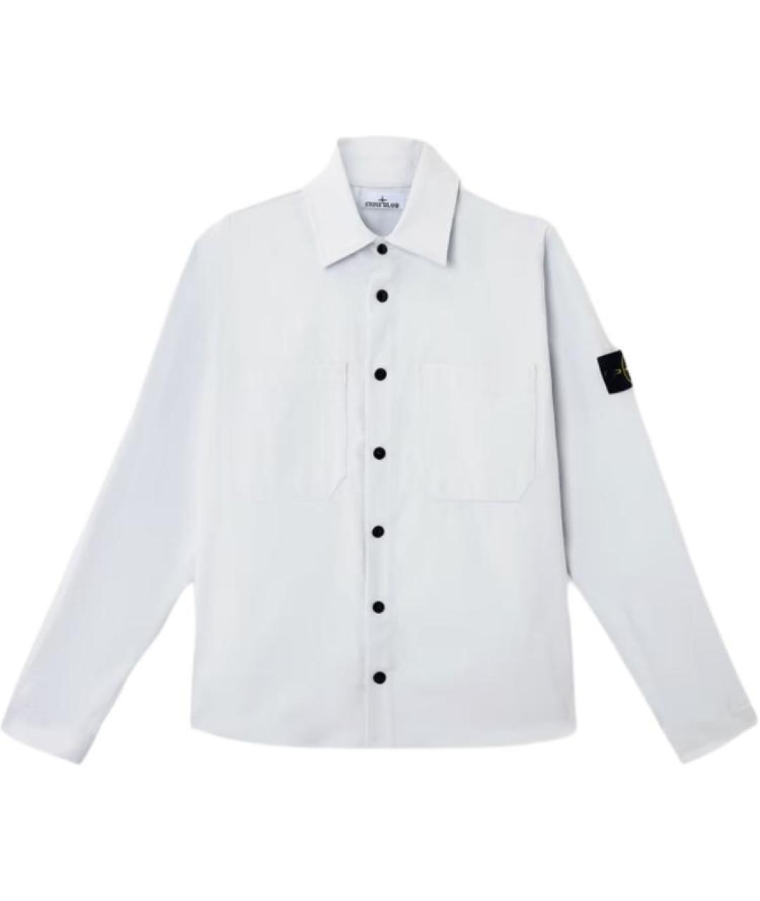 STONE ISLAND Голубая хлопковая кэжуал рубашка, фото 1