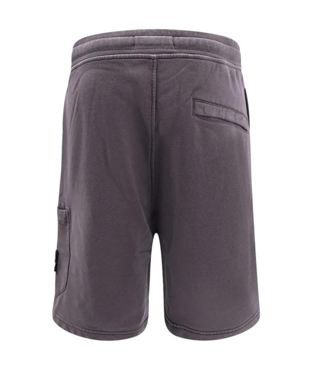 STONE ISLAND Серые шорты, фото 2