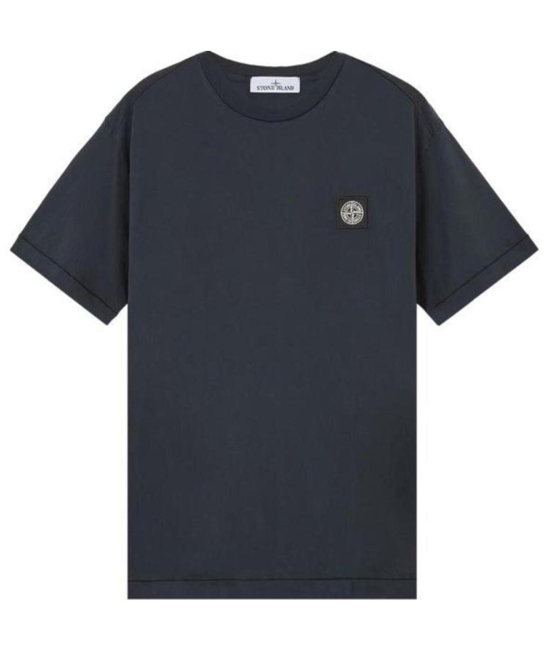 STONE ISLAND Синяя футболка, фото 1