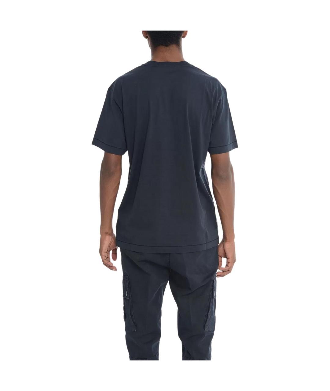 STONE ISLAND Синяя футболка, фото 5