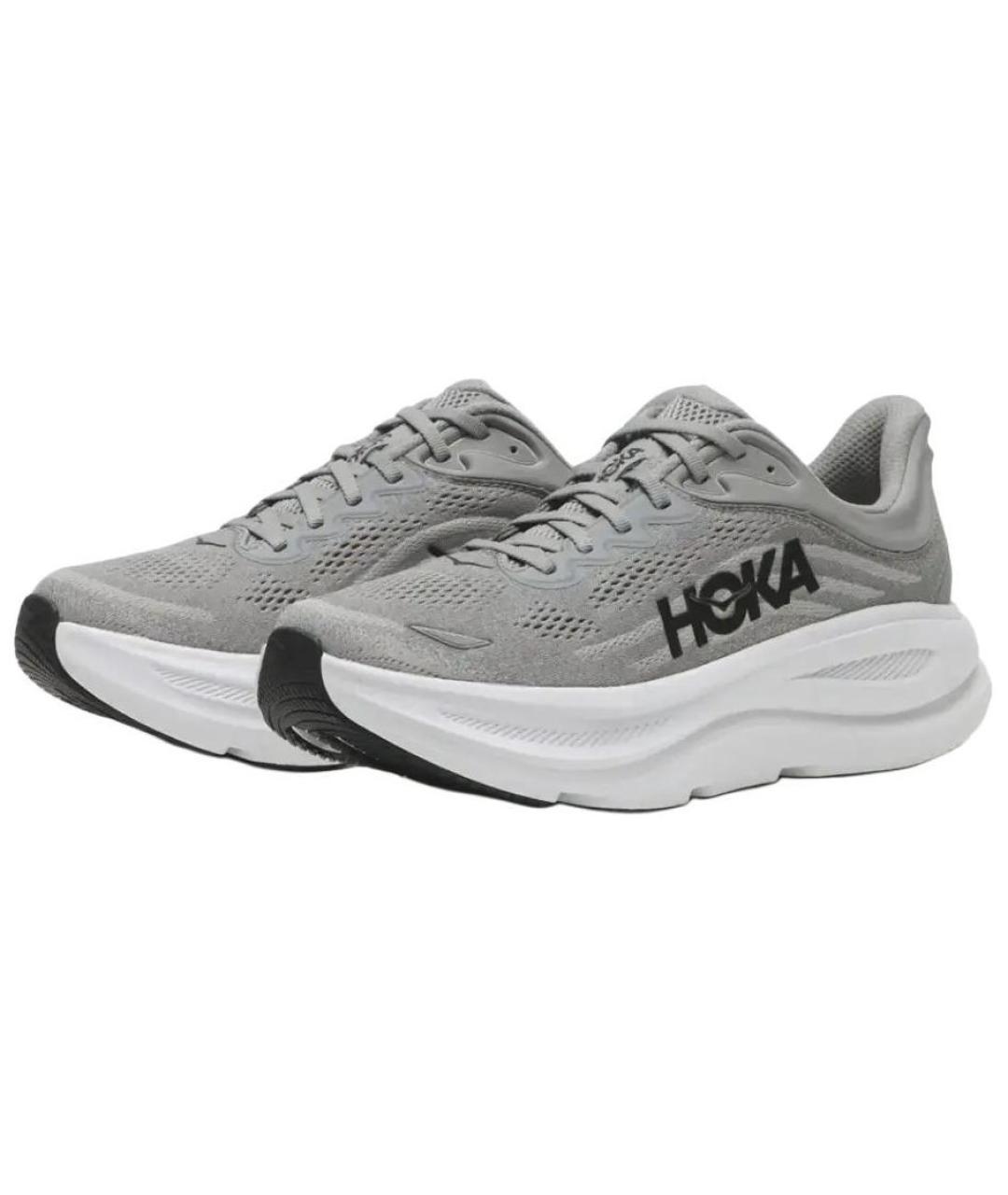 HOKA Серые кроссовки, фото 3