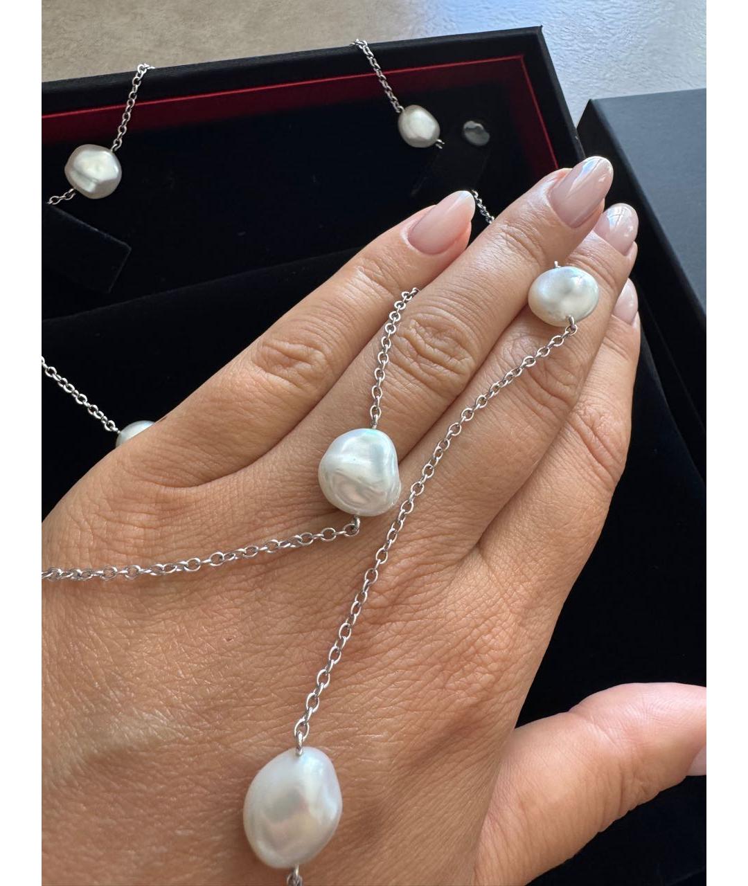 Mimi milano Серебряное колье из белого золота, фото 3