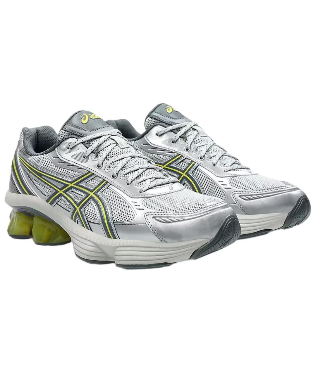 ASICS Серые текстильные кроссовки, фото 2
