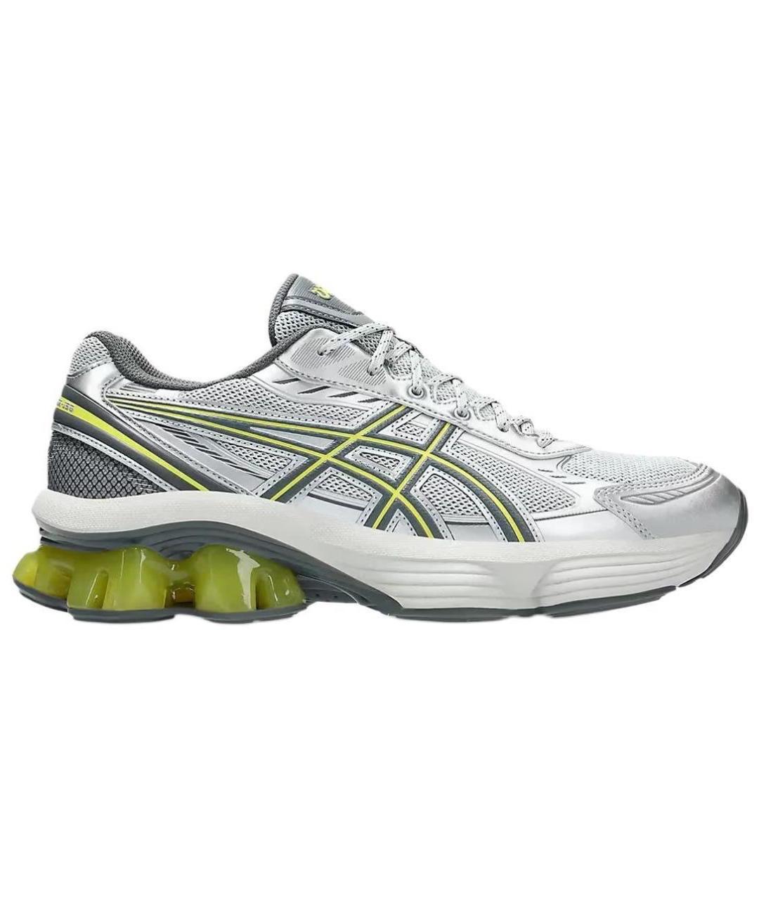 ASICS Серые текстильные кроссовки, фото 1