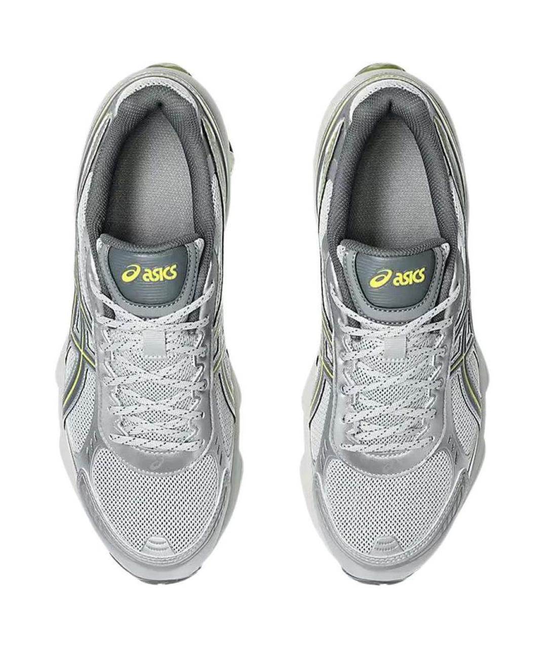 ASICS Серые текстильные кроссовки, фото 4