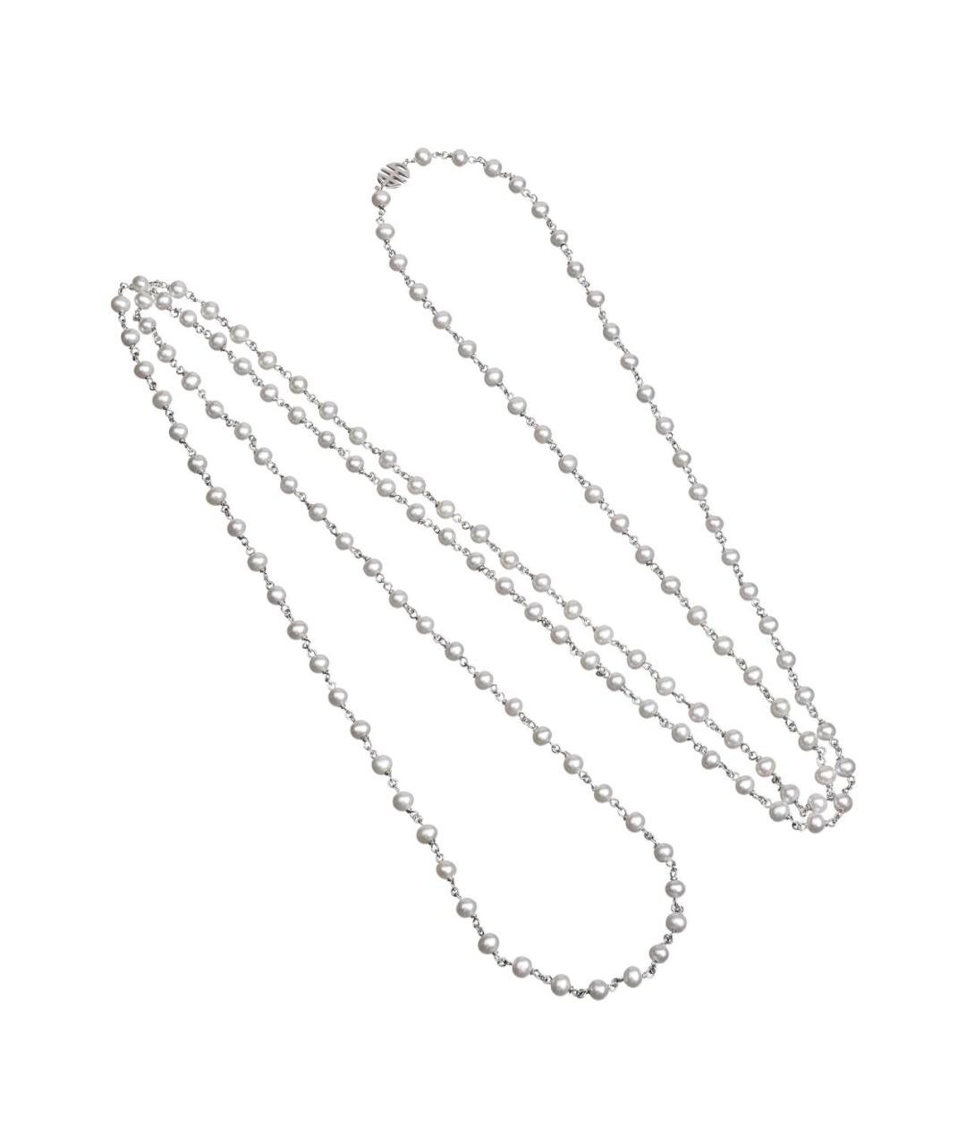 Mimi milano Серебряное колье из белого золота, фото 1