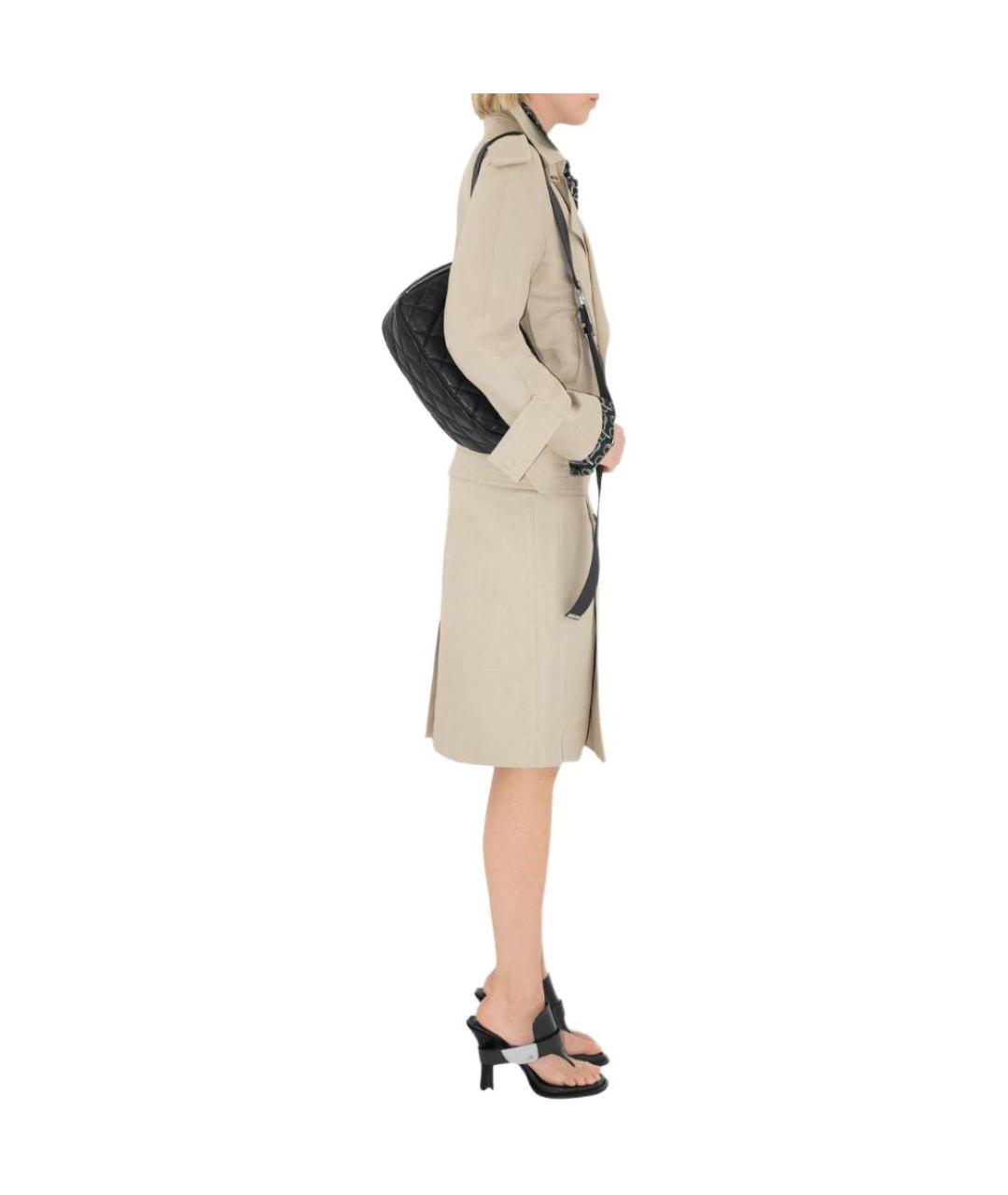 BURBERRY Бежевый тренч/плащ, фото 4