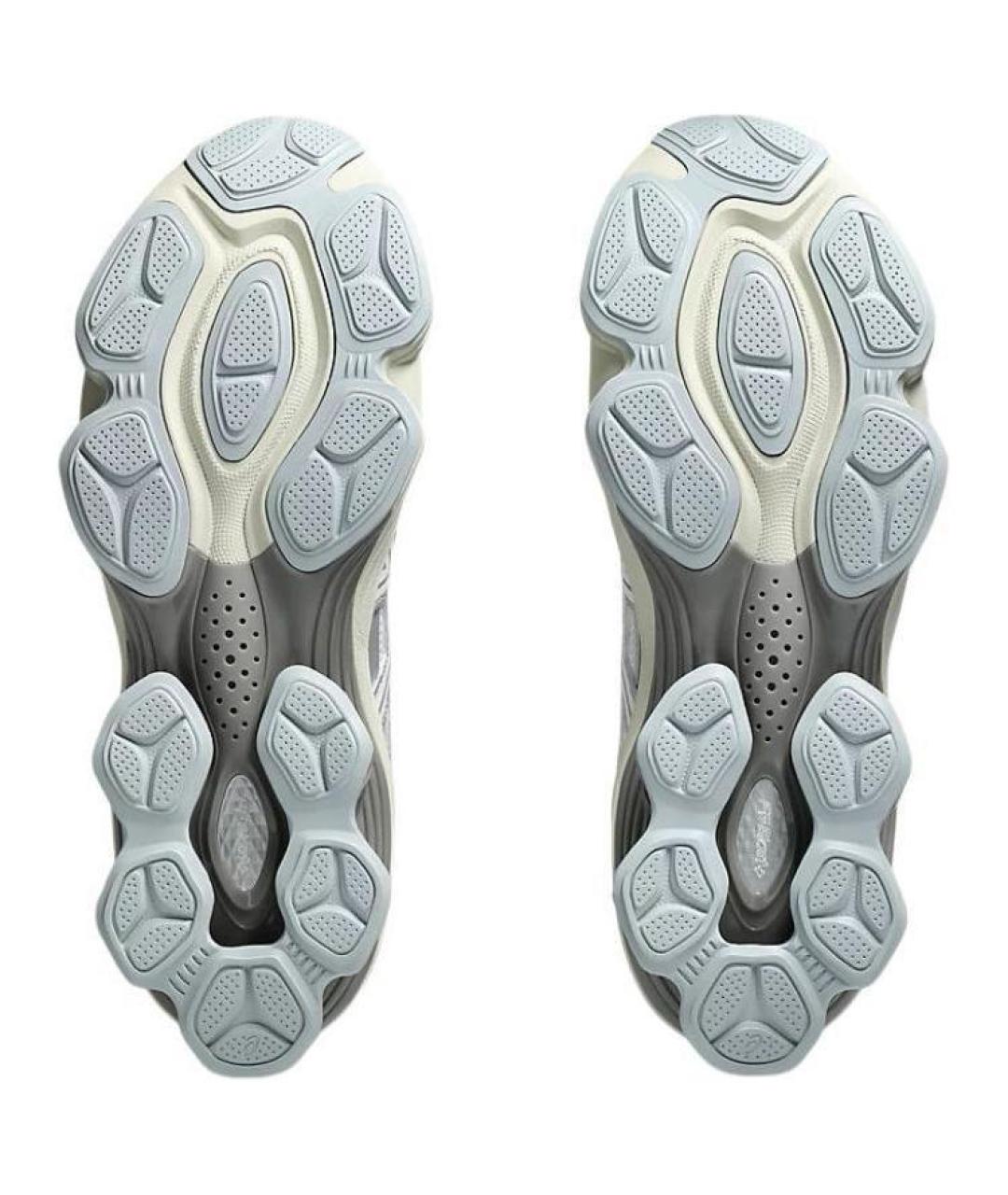 ASICS Серебряные текстильные кроссовки, фото 5