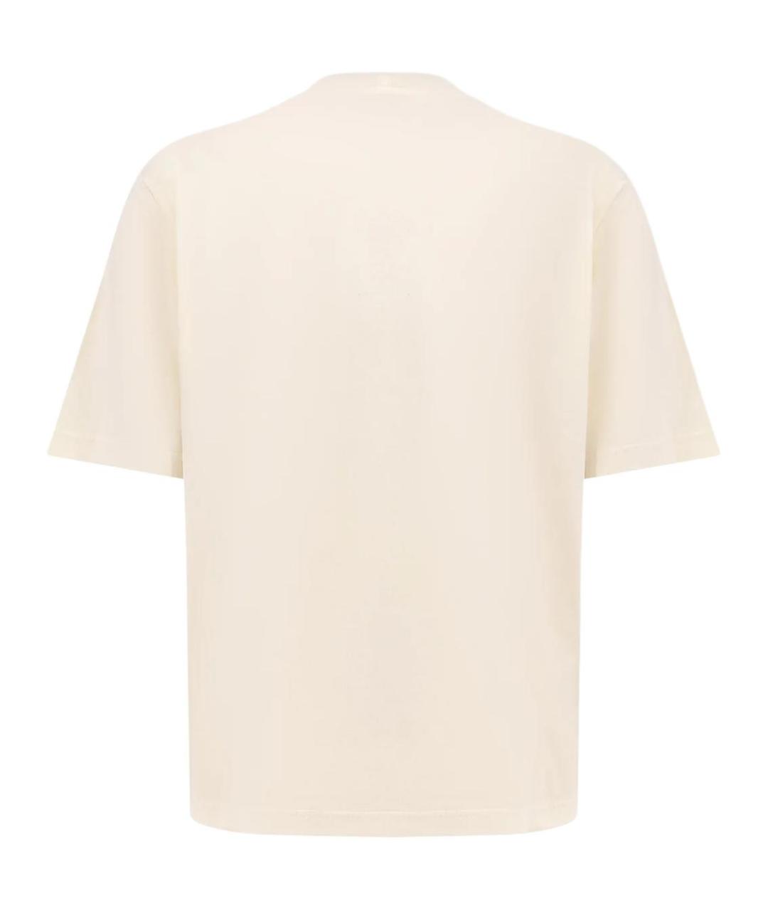 STONE ISLAND Бежевая футболка, фото 2
