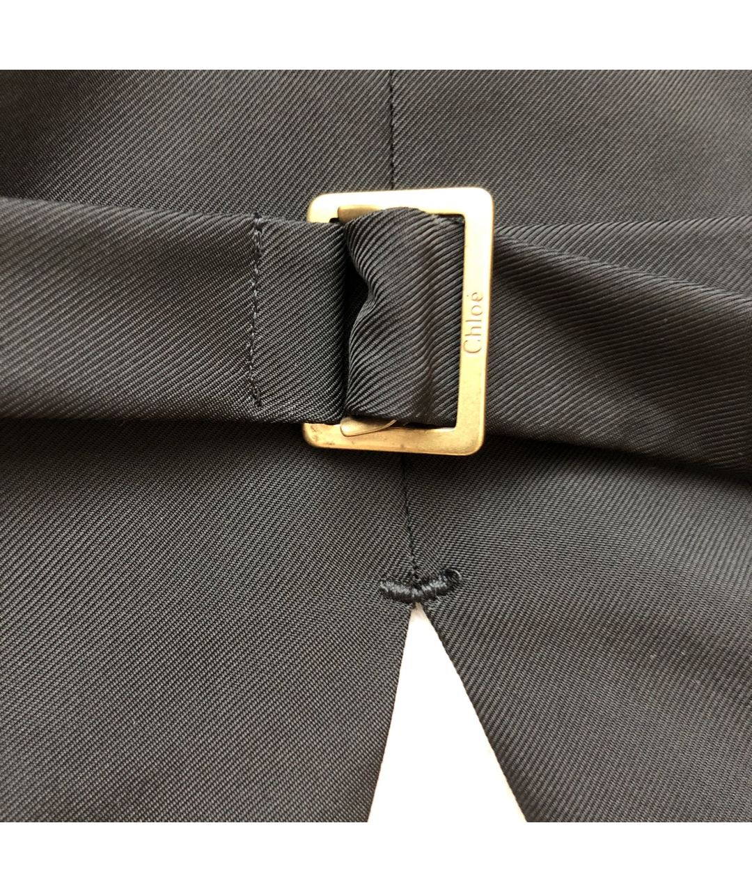 CHLOE Черный шерстяной жакет/пиджак, фото 7