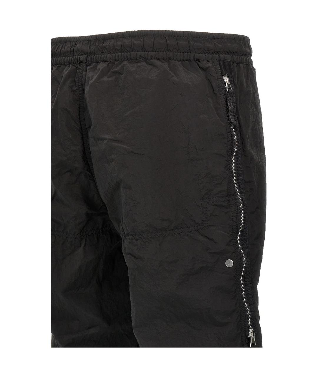 STONE ISLAND Черные повседневные брюки, фото 4